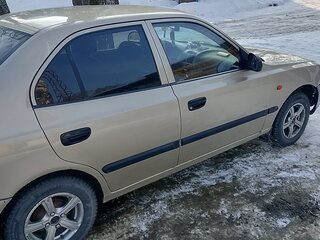 2005 Hyundai Accent ТагАЗ II, бежевый, 280000 рублей, вид 2