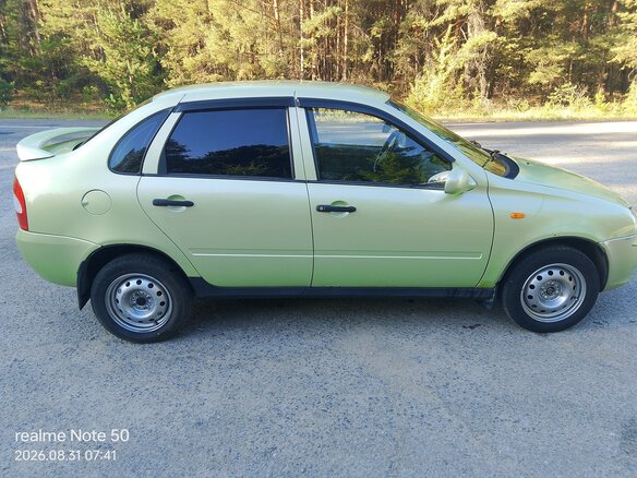 2006 Lada (ВАЗ) Kalina I, зелёный, 250000 рублей - вид 6