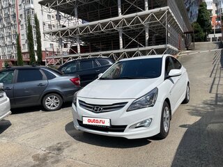 2015 Hyundai Solaris I Рестайлинг, белый, 890000 рублей, вид 1
