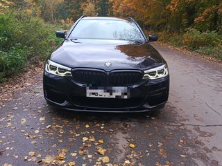 2019 BMW 5 серии 520i VII (G30/G31/G38), синий, 3390000 рублей, вид 4