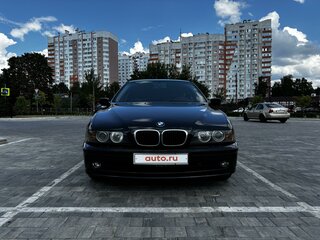 2002 BMW 5 серии 525i IV (E39) Рестайлинг, чёрный, 690000 рублей, вид 2