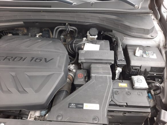 2019 Hyundai Santa Fe IV, серый, 3150000 рублей - вид 6
