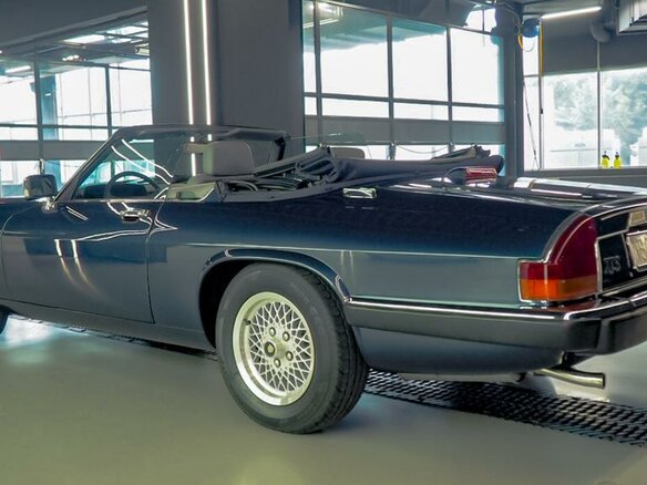 1995 Jaguar XJS Series 3, синий - вид 9