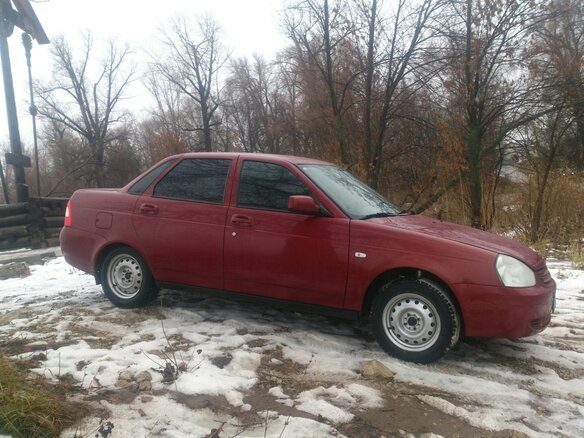 2008 Lada (ВАЗ) Priora Premier I, красный - вид 1