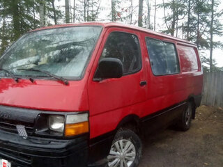 1991 Toyota HiAce H100, пурпурный, 393000 рублей, вид 2