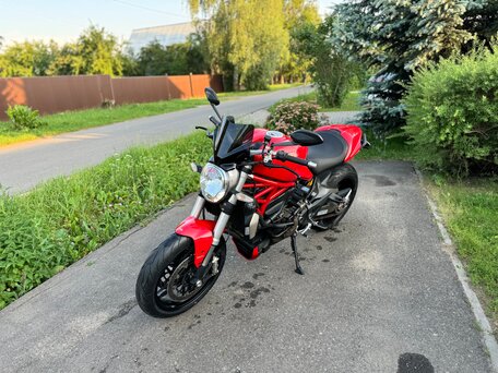 2015 Ducati Monster 1200, красный, 760000 рублей, вид 4