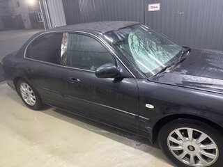 2009 Hyundai Sonata ТагАЗ IV (EF) Рестайлинг, чёрный, 370000 рублей, вид 2
