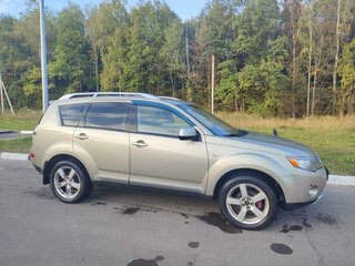 2007 Mitsubishi Outlander II, бежевый, 905300 рублей, вид 2