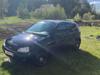 2011 Lada (ВАЗ) Kalina I, чёрный, 380000 рублей, вид 1