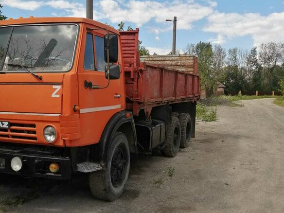 1989 КамАЗ 55102, оранжевый, 500000 рублей - вид 1