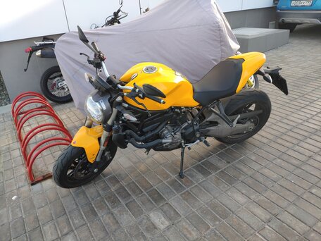 2018 Ducati Monster 821, жёлтый, 800000 рублей, вид 3