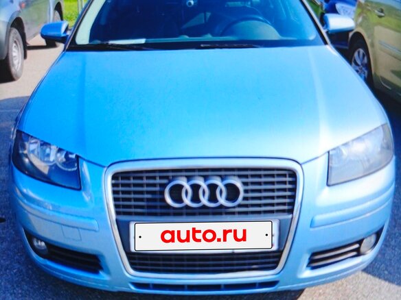 2006 Audi A3 II (8P) Рестайлинг 1, голубой, 750000 рублей