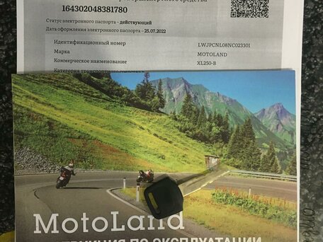 2022 Motoland Enduro 250, синий, 170000 рублей, вид 1