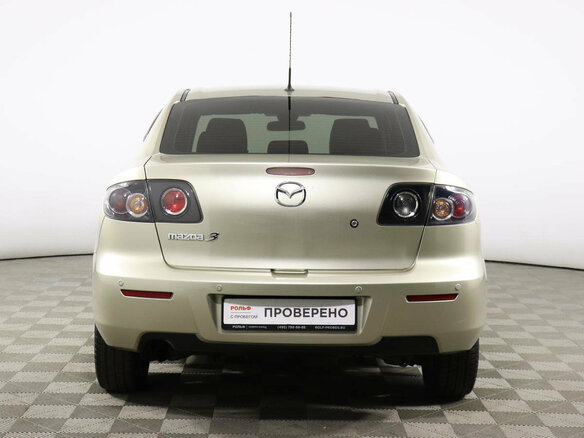 2008 Mazda 3 I (BK) Рестайлинг, золотистый - вид 5