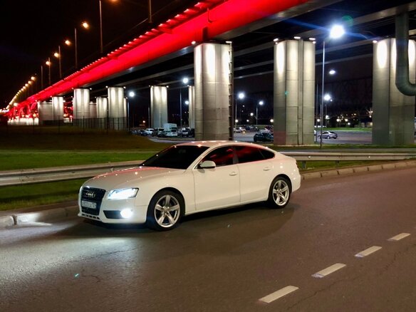2010 Audi A5 I (8T), белый, 1666000 рублей