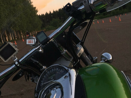 2006 Honda VTX 1300, зелёный, 800000 рублей, вид 3
