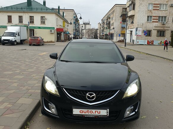 2008 Mazda 6 II (GH), чёрный, 1450000 рублей - вид 1