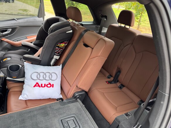 2020 Audi Q7 55 TFSI II (4M) Рестайлинг, синий, 4490000 рублей - вид 12