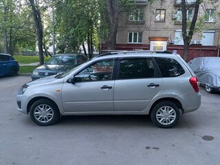 2017 Lada (ВАЗ) Kalina II, серебристый, 420000 рублей, вид 4