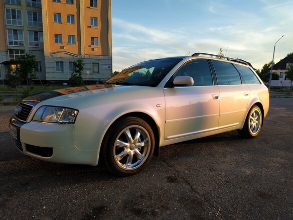 1998 Audi A6 II (C5), белый - вид 2