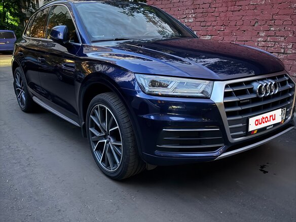 2018 Audi Q5 II (FY), синий, 3400000 рублей