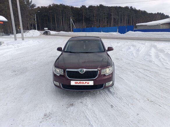 2008 Skoda Superb II, пурпурный, 980000 рублей