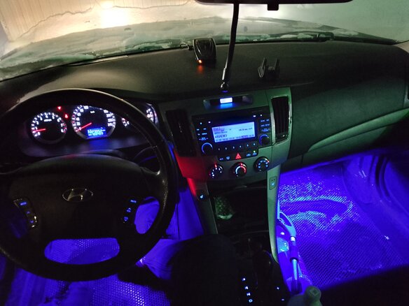2008 Hyundai Sonata V (NF), чёрный, 370000 рублей - вид 16