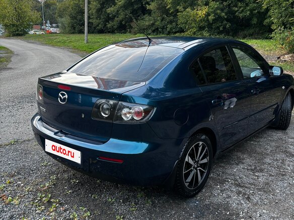 2007 Mazda 3 I (BK) Рестайлинг, синий, 620000 рублей - вид 5