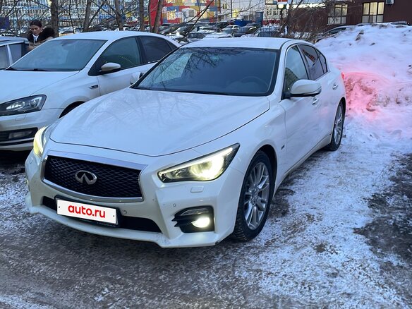 2017 Infiniti Q50 I, белый, 1850000 рублей - вид 1