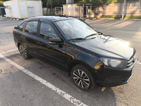 2022 Lada (ВАЗ) Granta I Рестайлинг, чёрный, 705000 рублей, вид 1