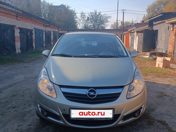 2007 Opel Corsa D, серый, 450000 рублей