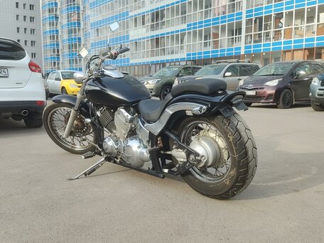 1996 Yamaha XVS400 Drag Star, чёрный, 495000 рублей, вид 5
