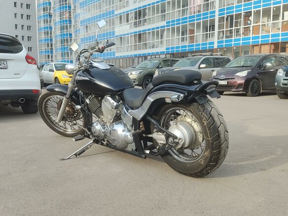 1996 Yamaha XVS400 Drag Star, чёрный, 495000 рублей - вид 4