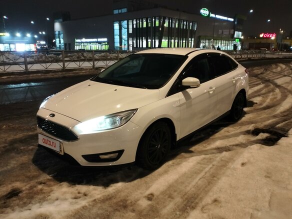 2018 Ford Focus III Рестайлинг, белый, 1250000 рублей