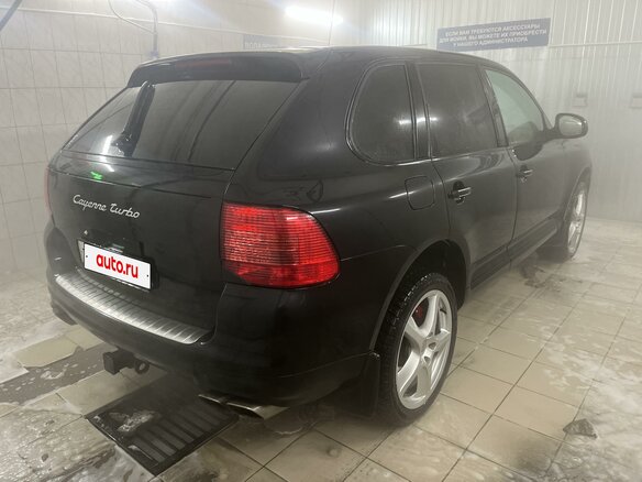 2003 Porsche Cayenne Turbo I (955), чёрный - вид 1
