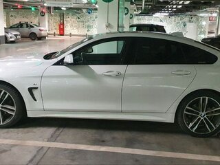 2018 BMW 4 серии Gran Coupe 420d xDrive F32/F33/F36 Рестайлинг, белый, 3750000 рублей, вид 4