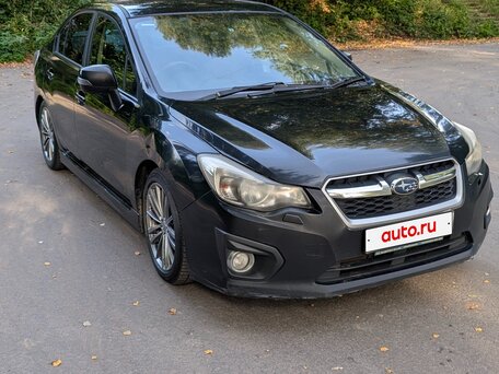 2012 Subaru Impreza IV, чёрный, 870000 рублей, вид 1