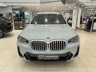 2021 BMW X3 20d xDrive III (G01) Рестайлинг, серый, 4350000 рублей, вид 2