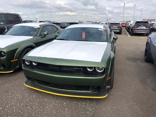 2020 Dodge Challenger Hellcat III Рестайлинг 2, зелёный