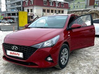 2021 Hyundai Solaris II Рестайлинг, красный, 1500000 рублей, вид 1