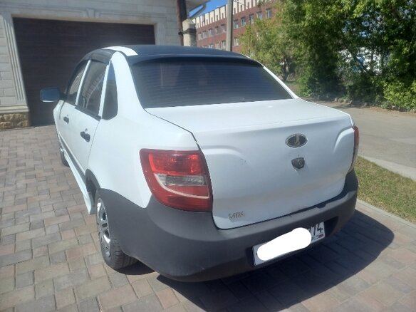 2014 Lada (ВАЗ) Granta I, белый, 520000 рублей - вид 15