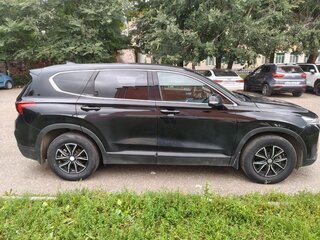 2020 Hyundai Santa Fe IV, чёрный, 2530000 рублей, вид 4
