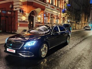 2018 Mercedes-Benz Maybach S-Класс 450 I (X222) Рестайлинг, чёрный, 5000000 рублей, вид 2