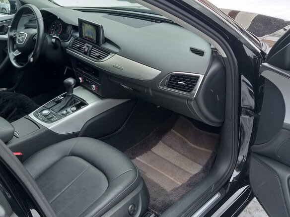 2014 Audi A6 IV (C7), чёрный, 2800000 рублей - вид 6