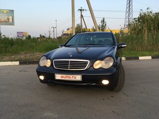 2001 Mercedes-Benz C-Класс 180 II (W203), синий, 700000 рублей, вид 2