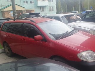 2002 Toyota Corolla Fielder IX (E120, E130), красный, 450000 рублей, вид 4