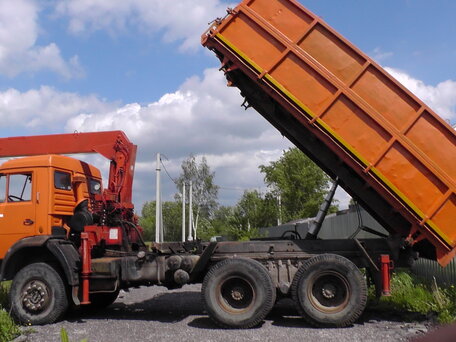 2002 КамАЗ 65111, оранжевый, 2500000 рублей, вид 2