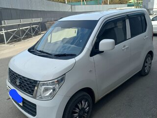 2015 Suzuki Wagon R V Рестайлинг, белый, 449500 рублей, вид 1