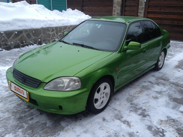 1998 Honda Civic VI, зелёный - вид 3