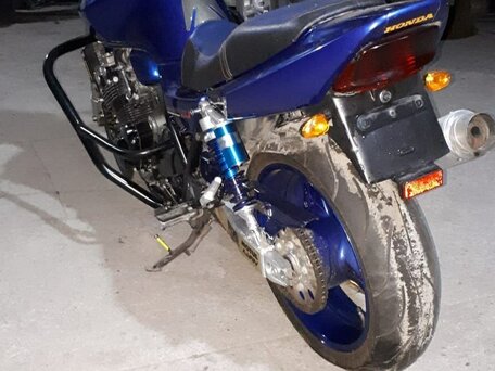 2001 Honda CB 400 Super Four, синий, 300000 рублей, вид 5